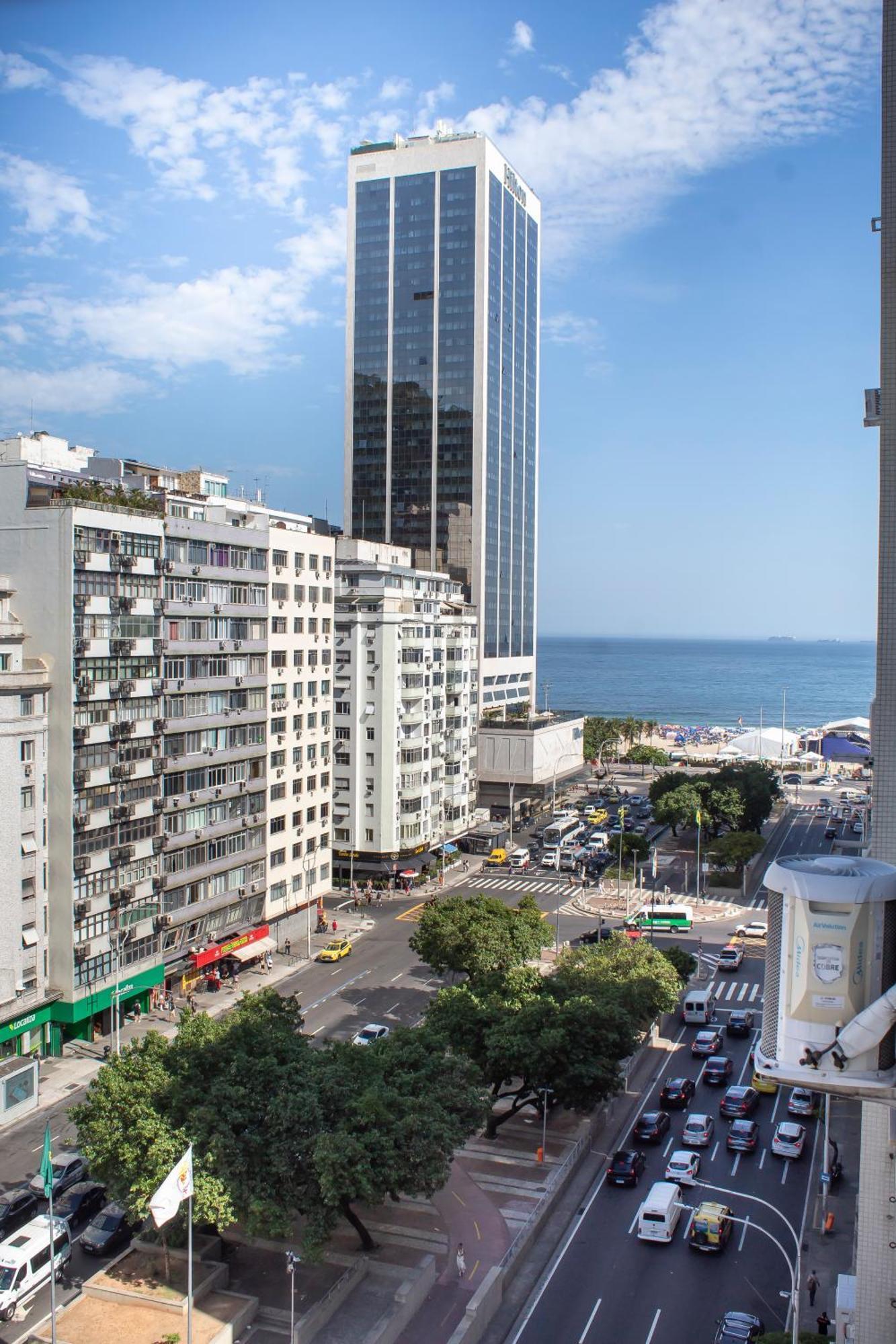 Apartamento Completo Na Praia De Copacabana 02 Quartos Com Vista Lateral Mar Em Andar Alto, Ar, Wifi , Netflix, Pauloangerami Rmvc18 Rio de Janeiro Eksteriør bilde